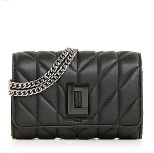Karl Lagerfeld Lafayette Quilted Crossbody Mini Bag NWT $198 MRSP Designer Brand